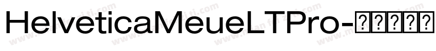 HelveticaMeueLTPro字体转换