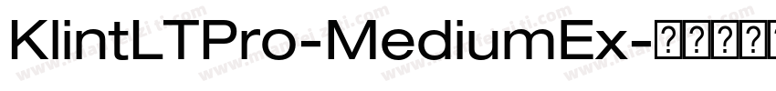 KlintLTPro-MediumEx字体转换