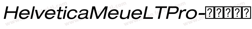 HelveticaMeueLTPro字体转换