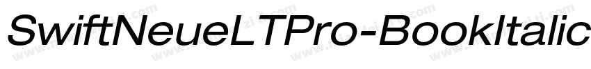 SwiftNeueLTPro-BookItalic字体转换