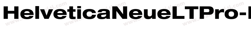 HelveticaNeueLTPro-Ex-常规字体转换