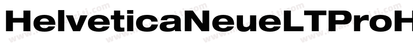 HelveticaNeueLTProHvCn字体转换