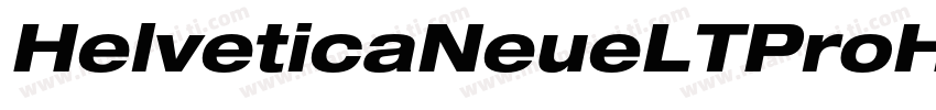 HelveticaNeueLTProHvCn字体转换