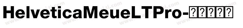 HelveticaMeueLTPro字体转换