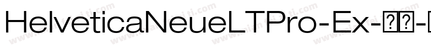 HelveticaNeueLTPro-Ex-常规字体转换