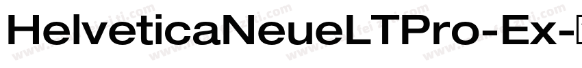 HelveticaNeueLTPro-Ex-常规字体转换