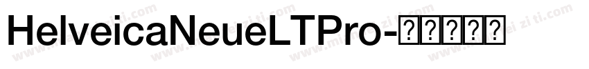 HelveicaNeueLTPro字体转换