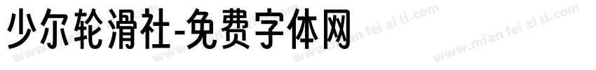 少尔轮滑社字体转换