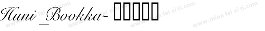 Huni_Bookka字体转换