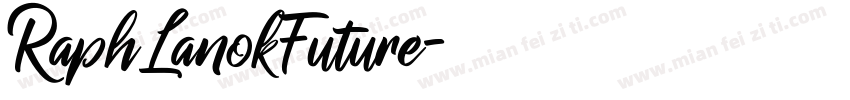 RaphLanokFuture字体转换