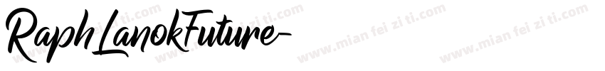 RaphLanokFuture字体转换