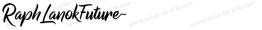 RaphLanokFuture字体转换