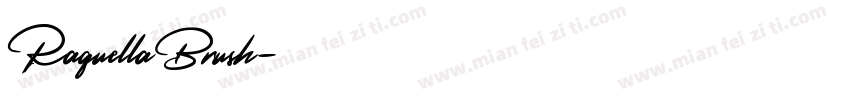 RaquellaBrush字体转换