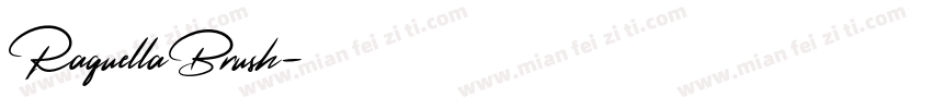 RaquellaBrush字体转换
