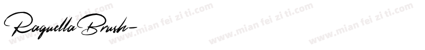 RaquellaBrush字体转换