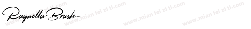 RaquellaBrush字体转换