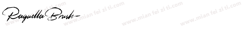 RaquellaBrush字体转换