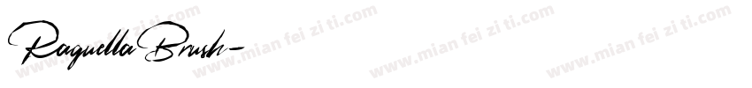 RaquellaBrush字体转换
