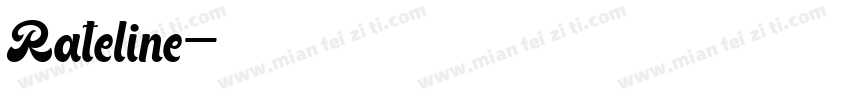 Rateline字体转换