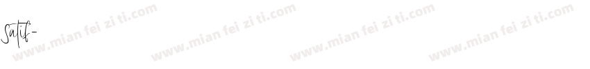 satif字体转换