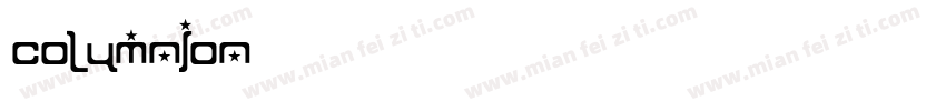 Columnion字体转换