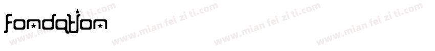 Fondation字体转换