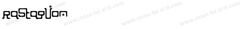 Rastaglion字体转换
