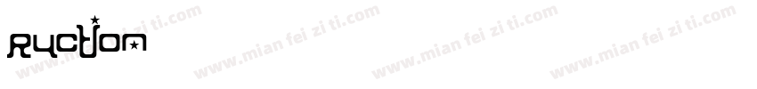 Ruction字体转换