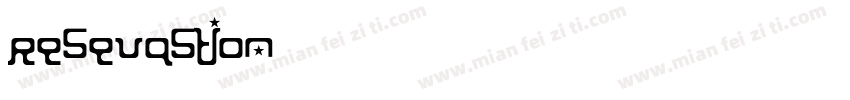 resevastion字体转换
