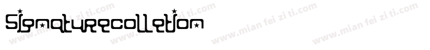 signaturecolletion字体转换