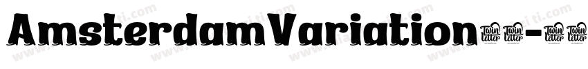 AmsterdamVariation字体字体转换