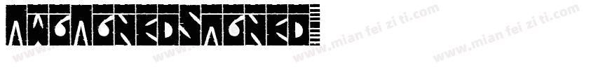 TwoTonedStoned字体转换