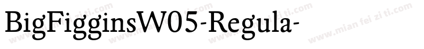 BigFigginsW05-Regula字体转换