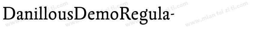 DanillousDemoRegula字体转换