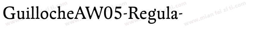 GuillocheAW05-Regula字体转换