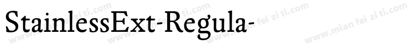 StainlessExt-Regula字体转换