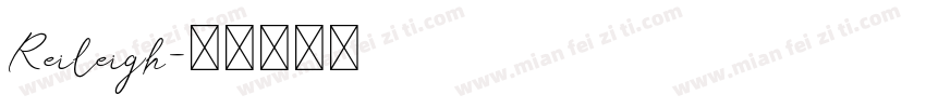 Reileigh字体转换