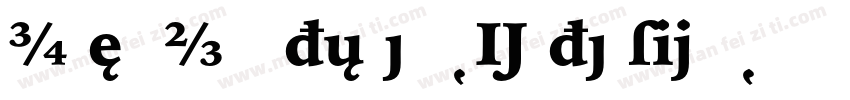 IowanOldStyleBT-Extension字体转换