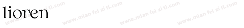 lioren字体转换