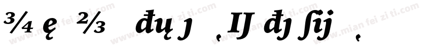 IowanOldStyleBT-Extension字体转换