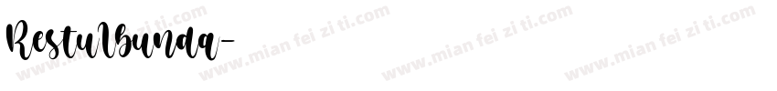 RestuIbunda字体转换