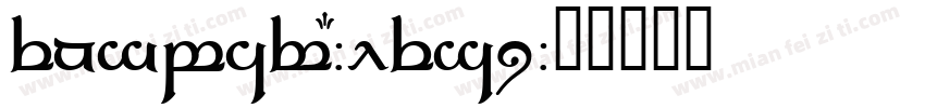 Tengwar-Elesi字体转换