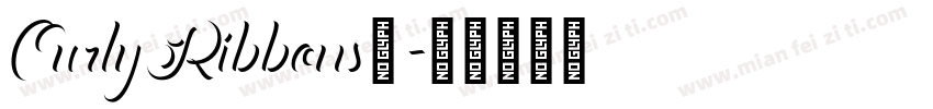 CurlyRibbons体字体转换