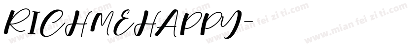 RICHMEHAPPY字体转换