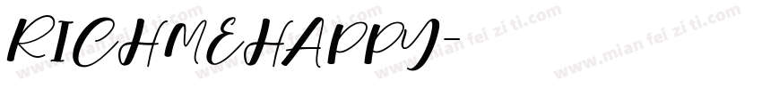 RICHMEHAPPY字体转换