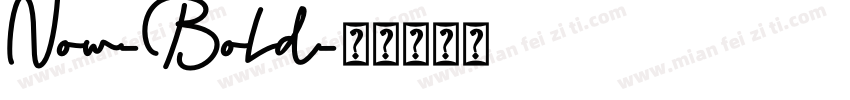 Now-Bold字体转换