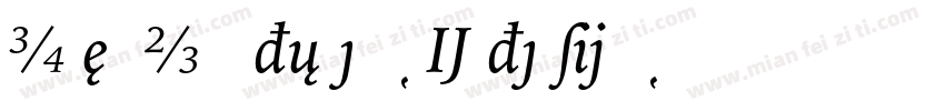 IowanOldStyleBT-Extension字体转换