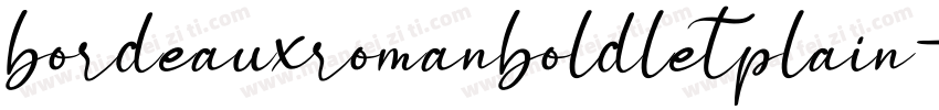 bordeauxromanboldletplain字体转换
