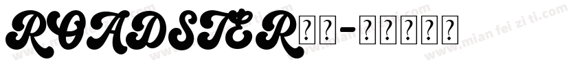 ROADSTER字体字体转换