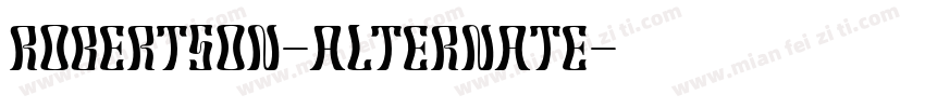 Robertson-Alternate字体转换